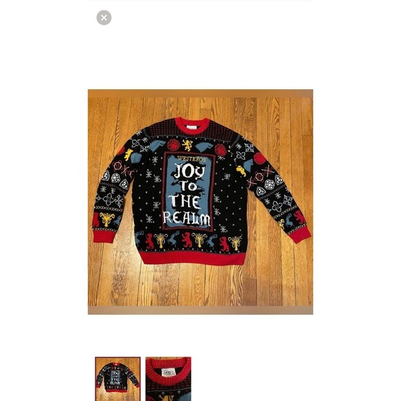 Game of thrones Ugly Christmas Sweater - Picture 1 of 2